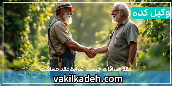 عقد مساقات چیست | شرایط عقد مساقات