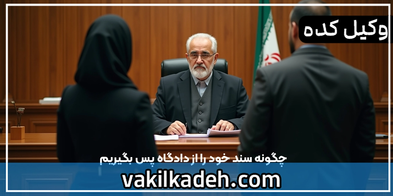 چگونه سند خود را از دادگاه پس بگیریم